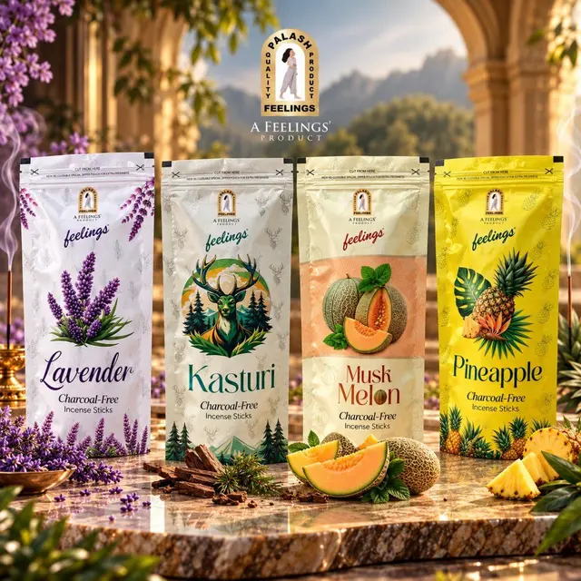 New Standee Zipper Mix --> Kasturi, Musk Melon, Pineapple, Lavender
