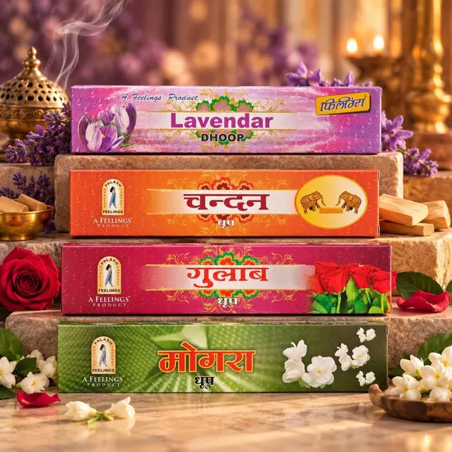 Gola Dhoop - Gulab, Chandan, Mogra, Lavender, Kewda