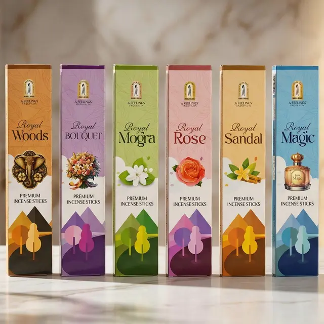 Royal Mix --> Royal Bouquet, Royal Magic, Royal Mogra, Royal Rose, Royal Sandal, Royal Woods