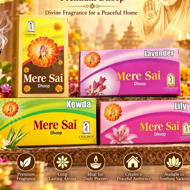 Mere Sai - Lavender, Kewda, Plain, Lily