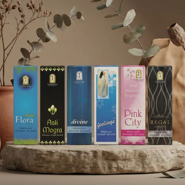Top Six --> Feelings, Asli Mogra, Divine, Regal, Pinkcity, Flora