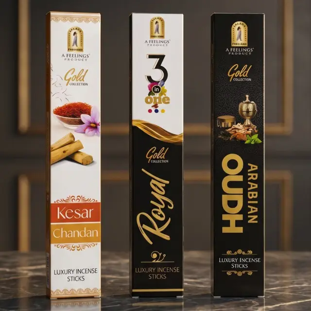New Gold Mix --> Kesar Chandan, Royal 3x1, Arabian Oudh, Jai Ho 5x1