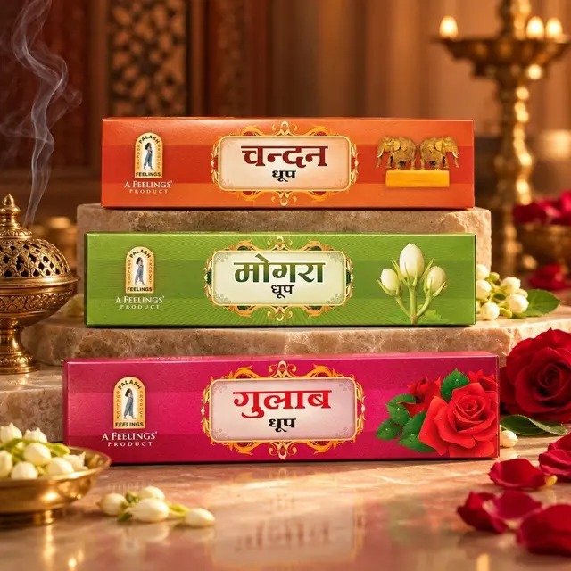 Gola - Gulab, Chandan, Gugal, Mogra